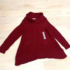 Red Sweater.                                     Turtleneck